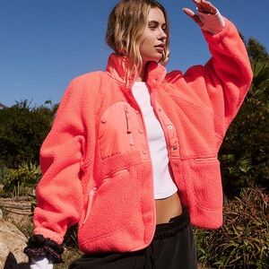 Free People Hit The Slopes Fleece Jacket